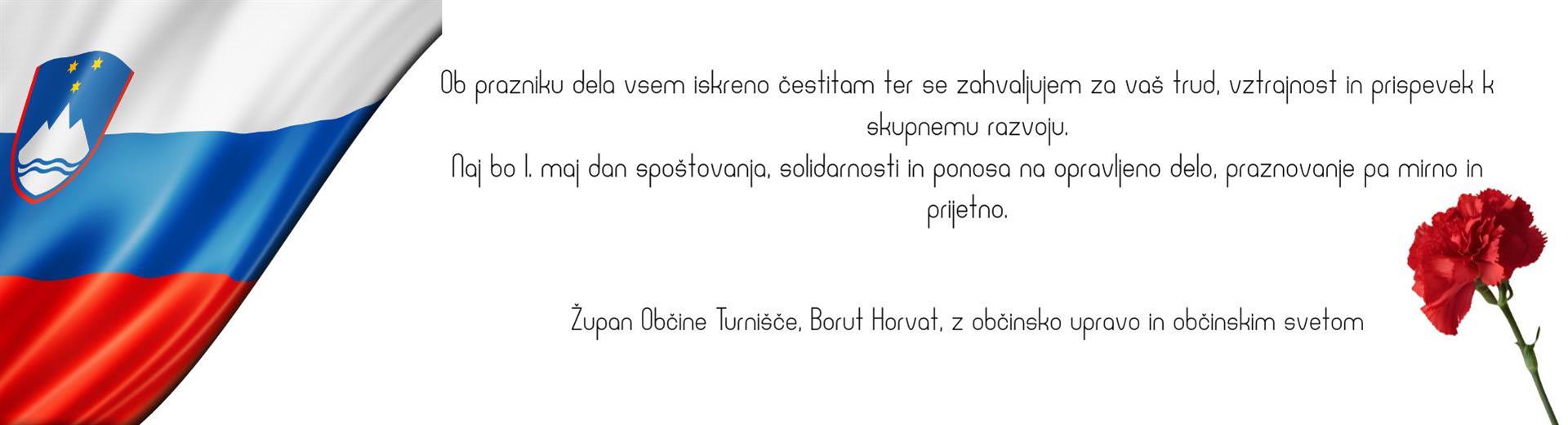 Čestitka ob prazniku dela